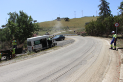 Concluyen los trabajos de asfaltado en la carretera lora- El Chorro